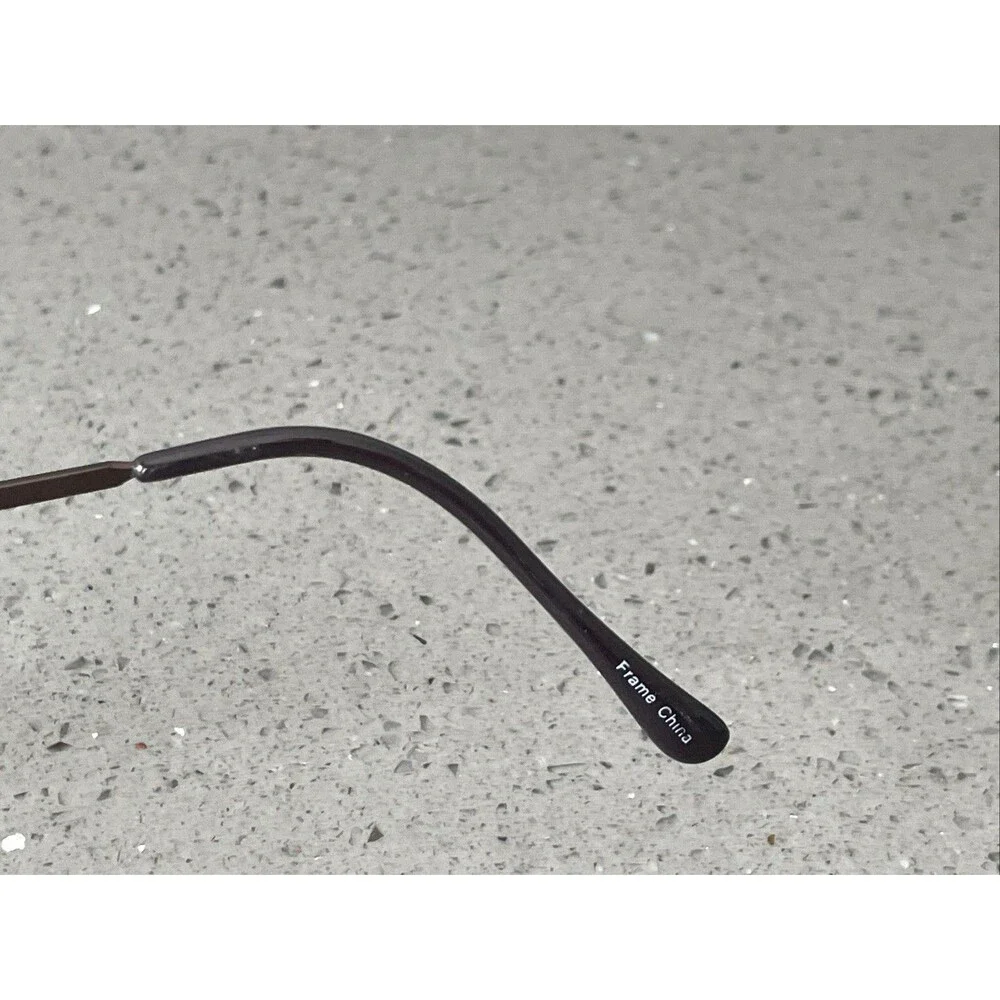 MODERN OPTICAL KEVIN Brown METAL AVIATOR STYLE EYEGLASSES 56-18-140 FRAMES ONLY